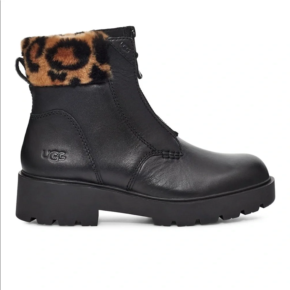 NWT Ugg Czeriesa panther print waterproof boots